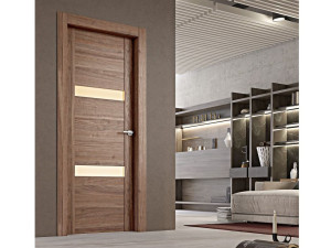 Деревянные и стеклянные распашные двери