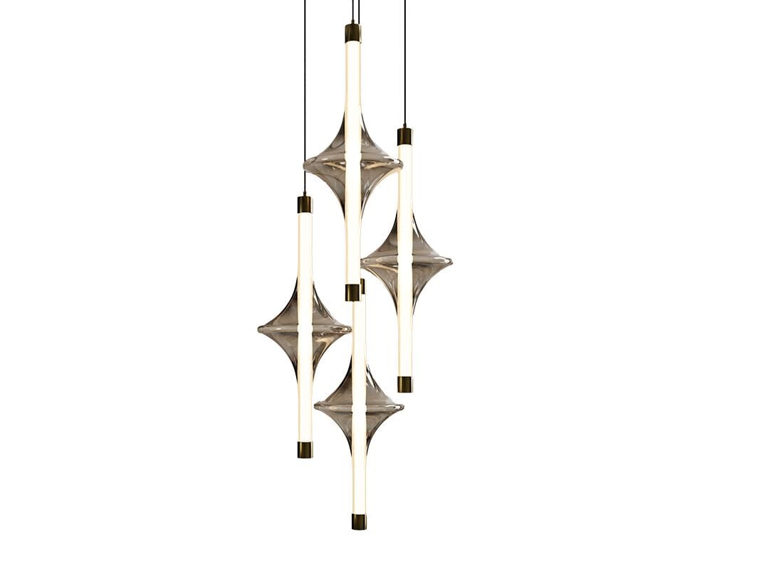 Подвесной светильник из боросиликатного стекла Bontempi Casa RAIN ARCH-00068561