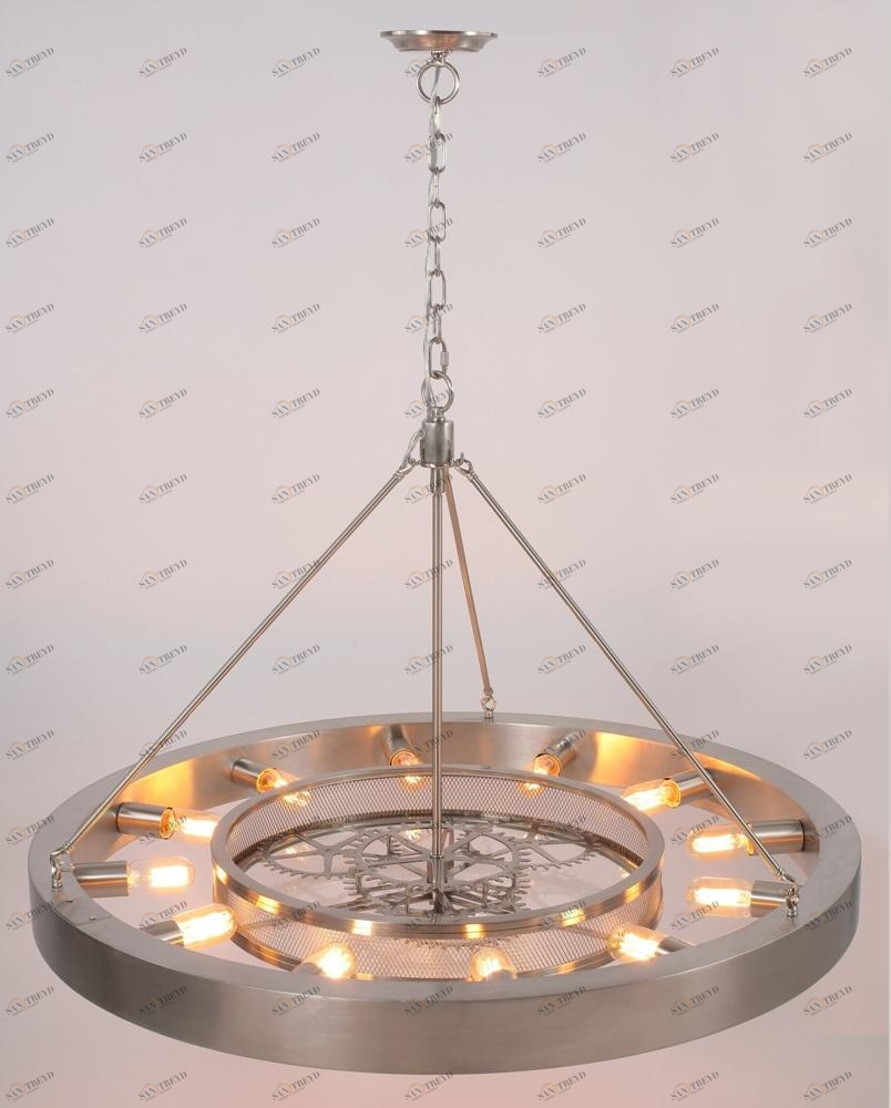 Подвесной светильник Crystal Lux Valencia SP12 D1000 CRYSTAL LUX ДИЗАЙНЕРСКИЕ, VALENCIA 102842 Белый;серебро 