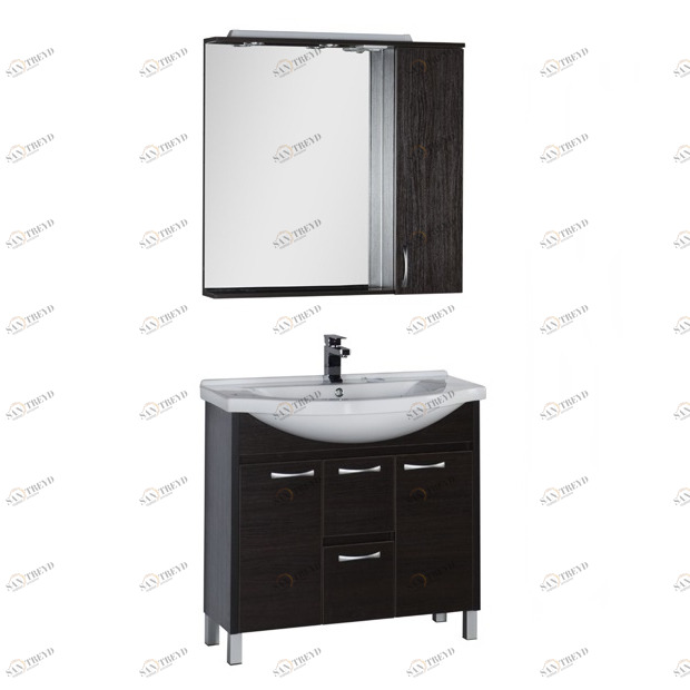 Комплект мебели Aquanet Донна 90 венге 00169193