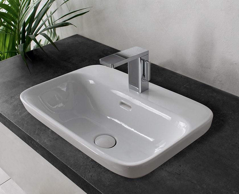 Du92ce030 Накладная раковина на столешницу  овальная GUGLIELMI  - Вид №2