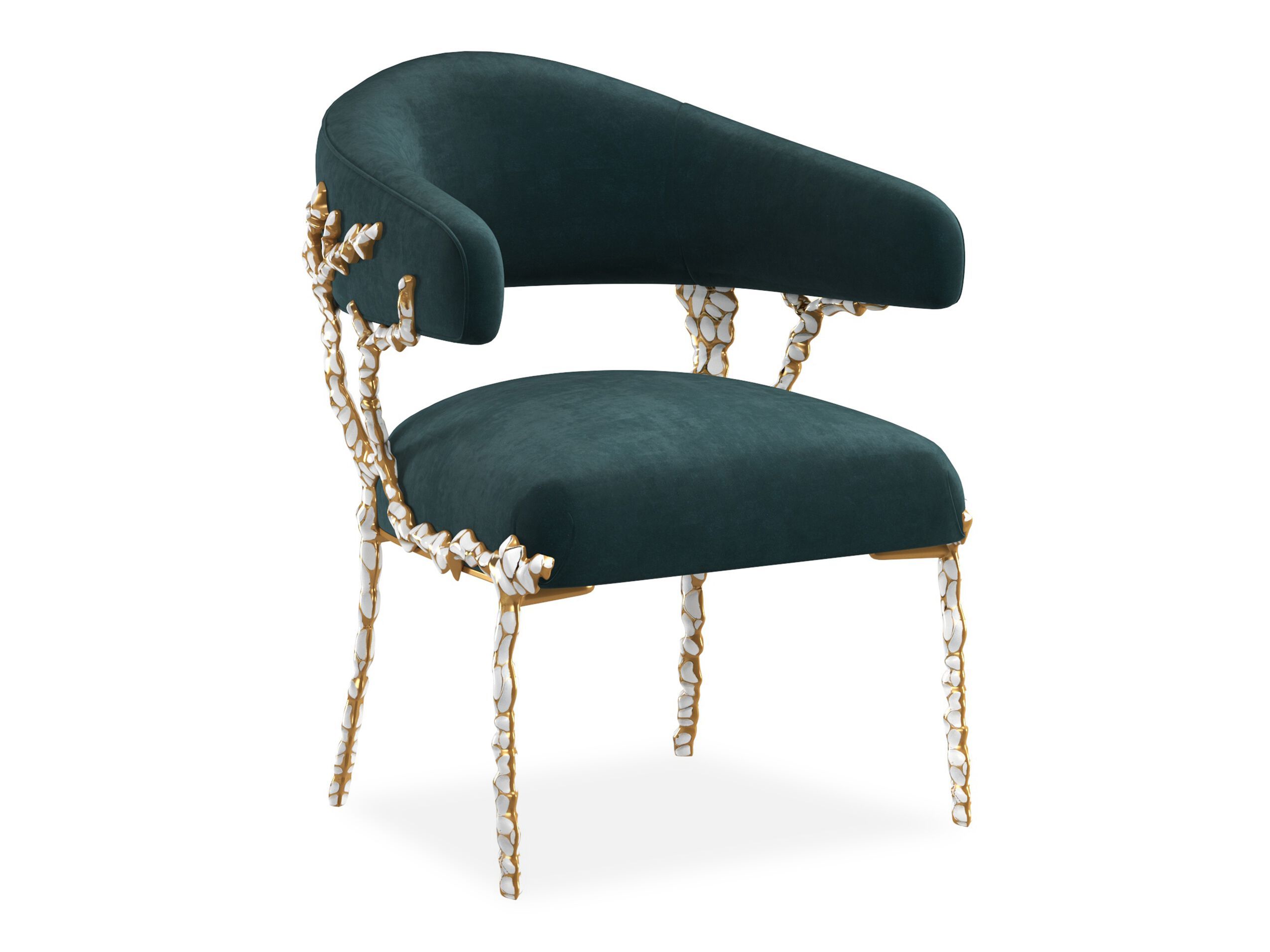 Тканевый стул с открытой спинкой и подлокотниками Caracole GLIMMER OF HOPE ARCH-00150642 - Вид №16