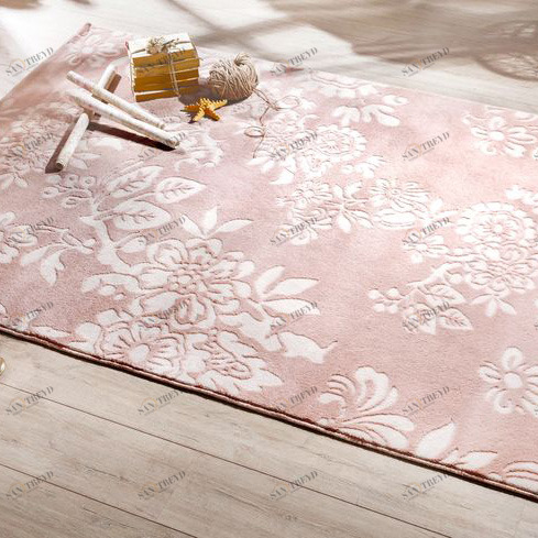 Ковер розовый 133х190 см Dream CILEK ROMANTIC 00-3832213 Розовый Santreyd