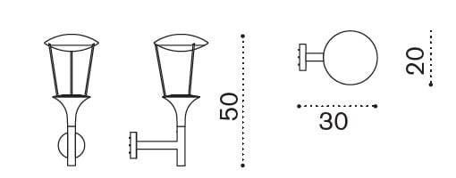 Заливка формы алюминия Сид напольный светильник стены Ethimo Pharos ARCH-00122656 - Вид №4