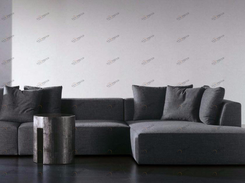 Meridiani Секционный диван со съемным чехлом из ткани Louis sun-id-1374913