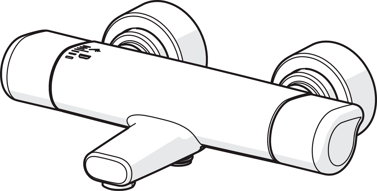 Oras 5762G Смеситель для душа и излив 5762G Care Хром  - Вид №2