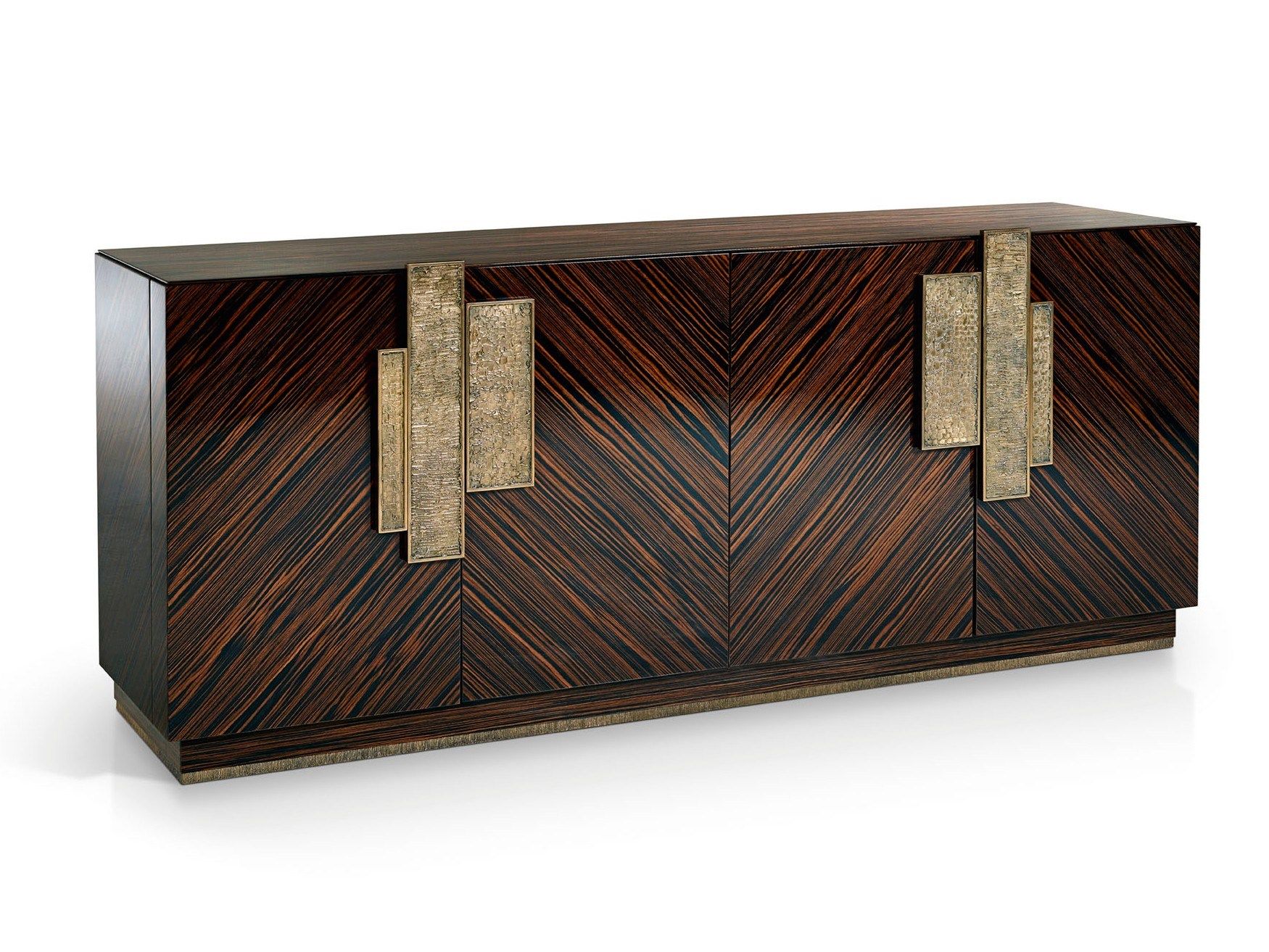 Шкаф из черного дерева с распашными дверями Sicis Dalton ARCH-00000325