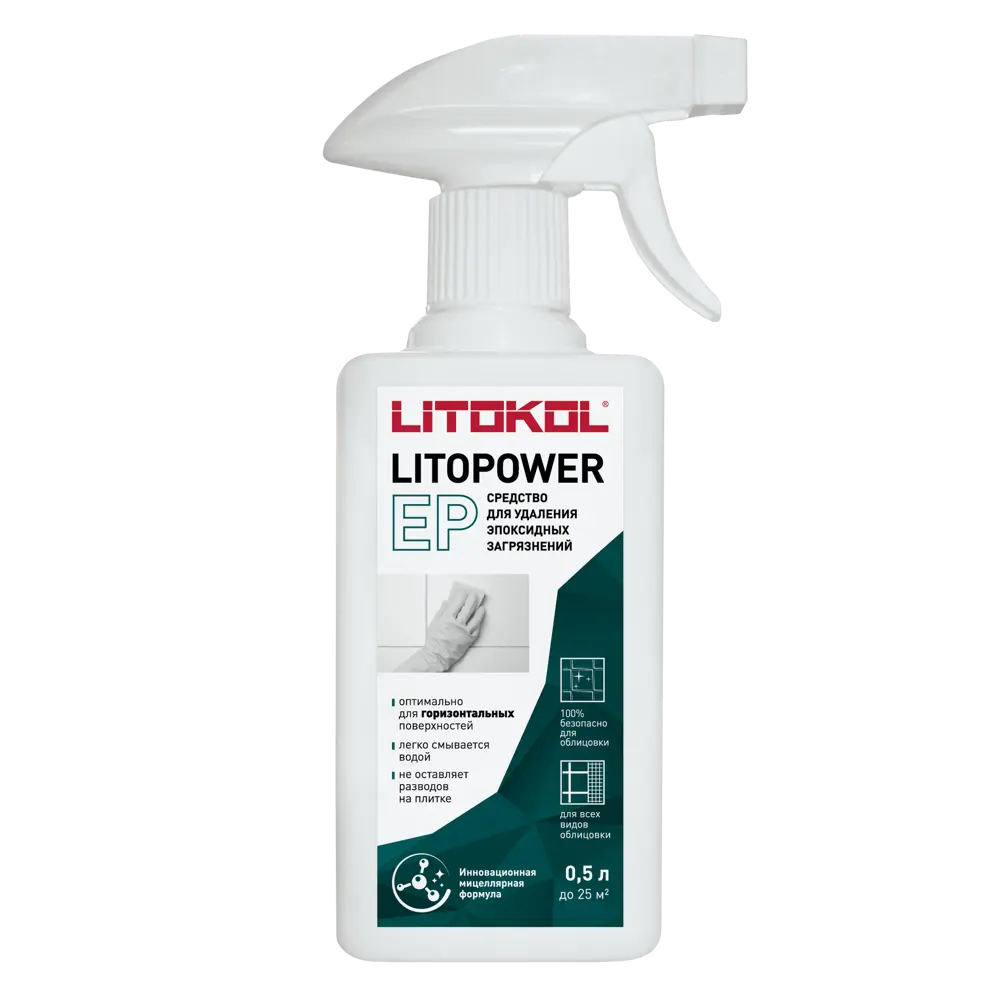 Очиститель эпоксидной затирки Litokol ЕР 0.5 л STLM-2133230