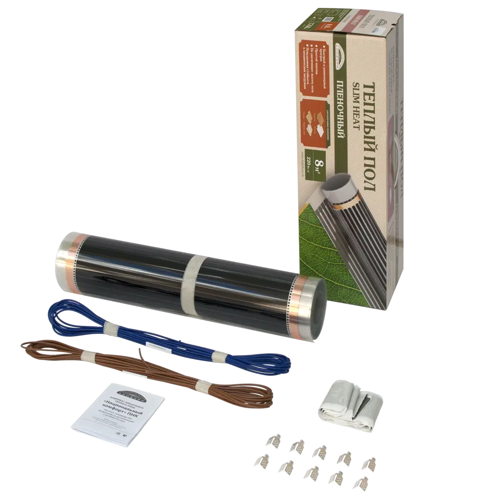 Инфракрасная пленка для теплого пола Теплолюкс Национальный комфорт 8 м², 1760 Вт STLM-2139162 - Вид №2