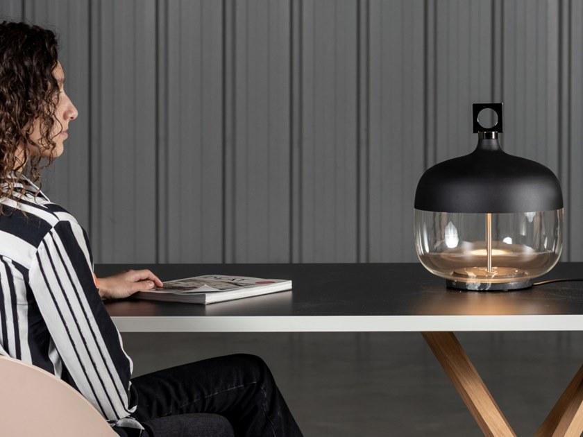 Hind Rabii Настольная лампа из светодиодного стекла T-cotta sun-id-1391739 - Вид №4