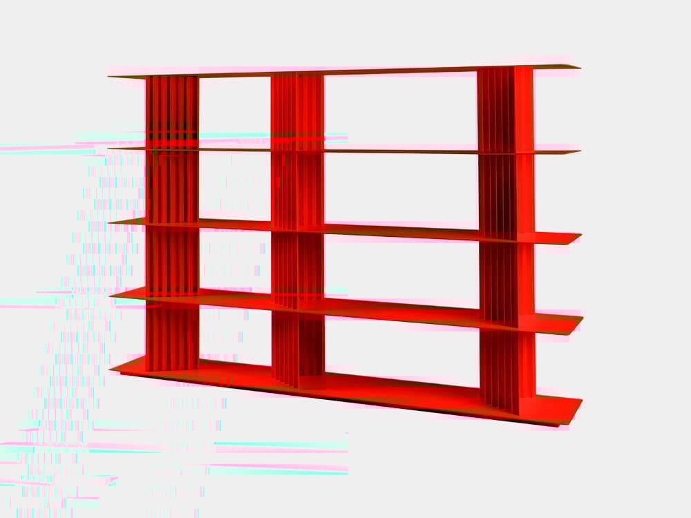 Стальная двухсторонняя Книжная полка RS Barcelona PLEC SHELVING L ARCH-00080592 - Вид №133