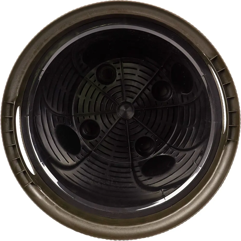 Кашпо для цветов Ingreen Rattan ø38 h37.8 см v30 л пластик французский платан 89359538 STLM-2012243 - Вид №3