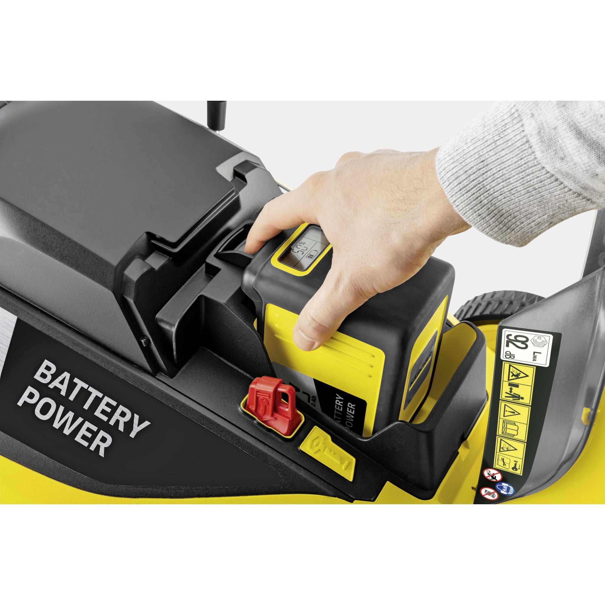 82723211 Газонокосилка аккумуляторная Karcher LMO Battery 36-46 36 В 46 см АКБ и ЗУ не в комплекте Santreyd  - Вид №1