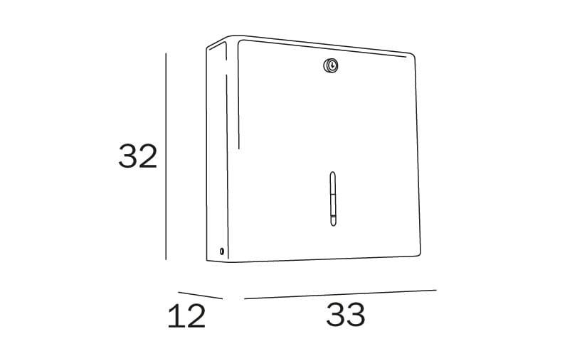 Металлический держатель рулона гостиницы INDA® HOTELLERIE ARCH-00036259 - Вид №2