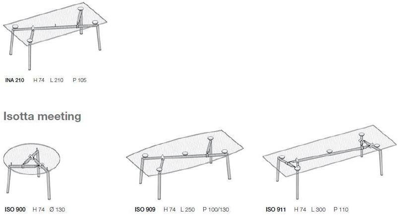 NEWTOM by Ultom Стол для совещаний прямоугольный стеклянный Isotta sun-id-1477262 - Вид №4