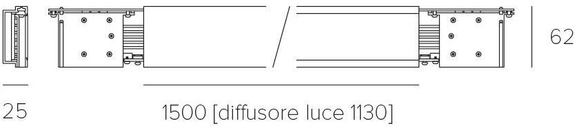Letroh Светодиодный потолочный светильник, интегрированный в направляющую sun-id-1468813 - Вид №2