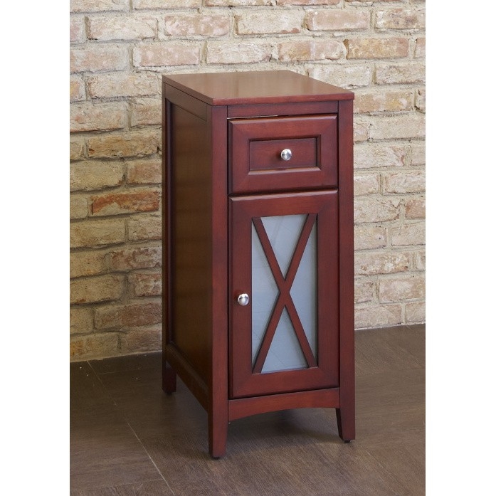 Шкаф с одной дверцей, красное дерево [EU3M] Victorian Burlington EU3M - Вид №1