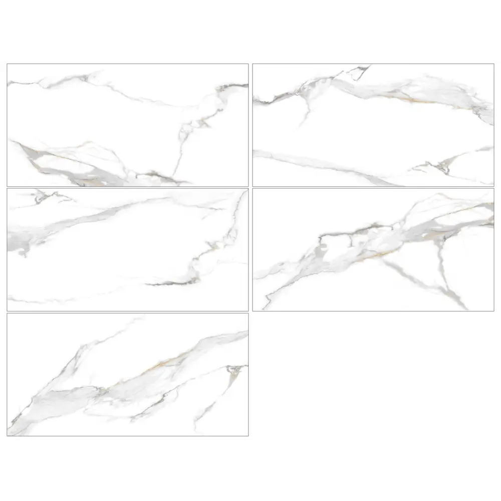 Керамогранит Incolor Bianco Carrara Satin 120x60 см 1.44 м² сатинированный цвет белый LunaRossa STLM-2083631 - Вид №4