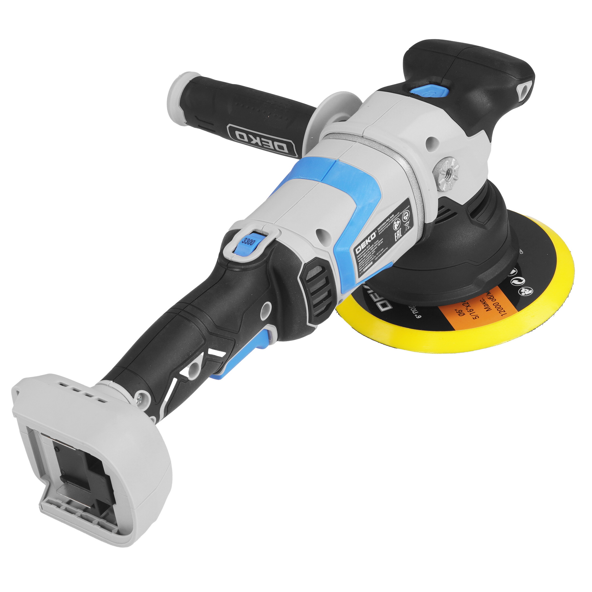 Полировальная машина DEKO DKCP20DA PRO   , Без ЗУ, Без АКБ 9254505 STDN-0000256 - Вид №1