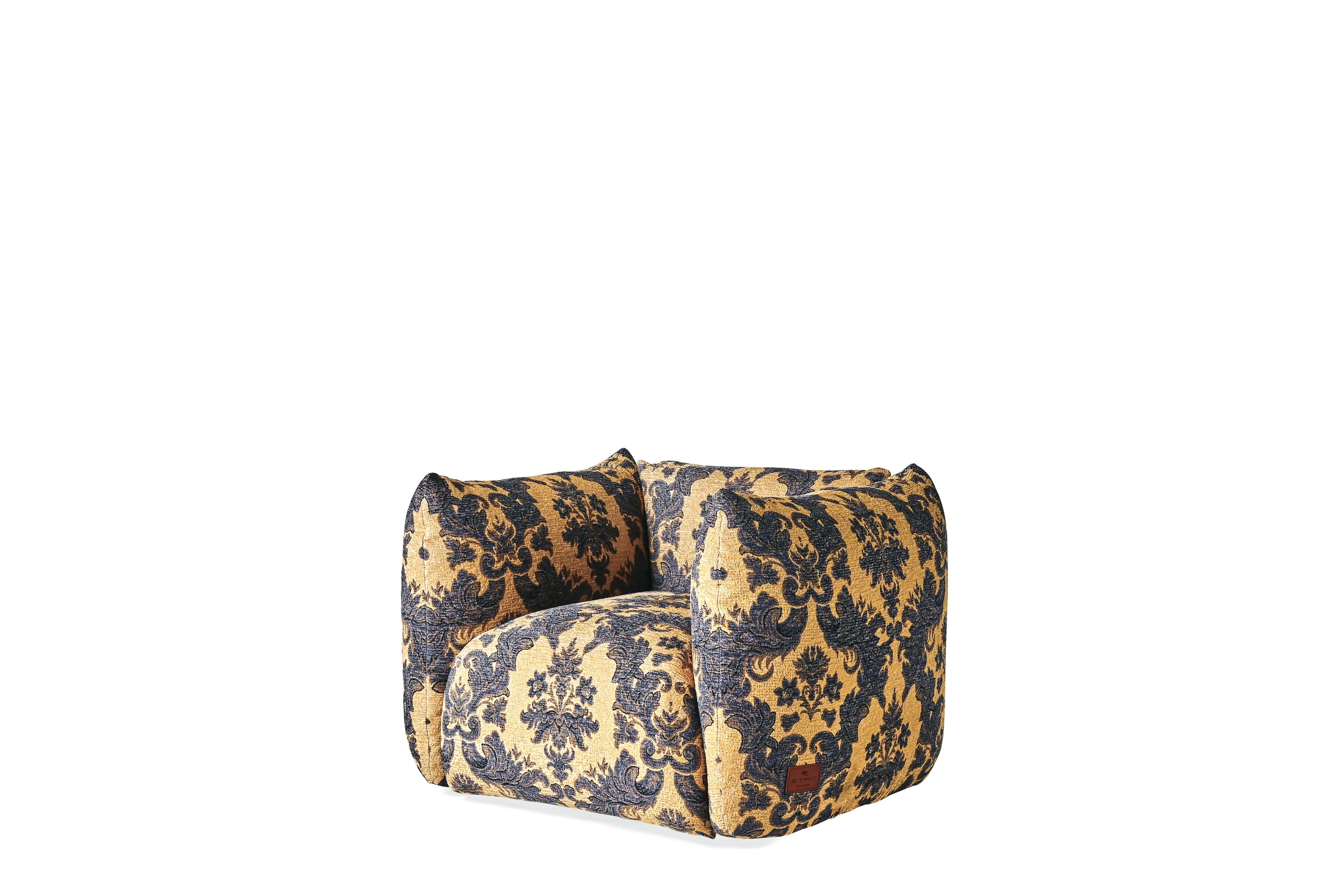 Тканевое кресло с подлокотниками ETRO Home Interiors Cushy ARCH-00085449 - Вид №3