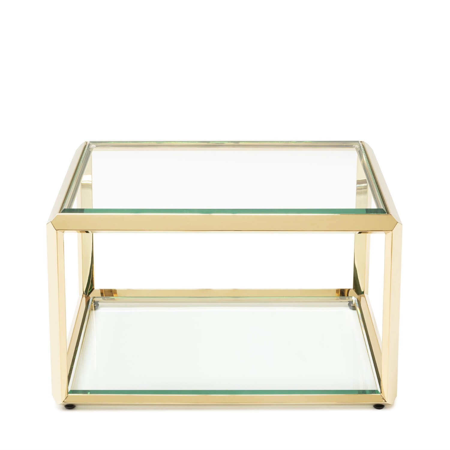 450279-D2 ABHIKA ПРИБОРНЫЙ СТОЛ FORTUNE H37 59X37 CLEAR/GOLD 