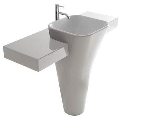 5404 Напольная раковина стоящая овальная Galassia MEG11 - Вид №2