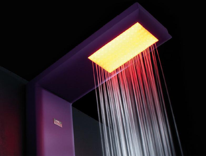 Gruppo Geromin Многофункциональная душевая стойка из стали с хромотерапией Etoile sun-id-1477173 - Вид №1