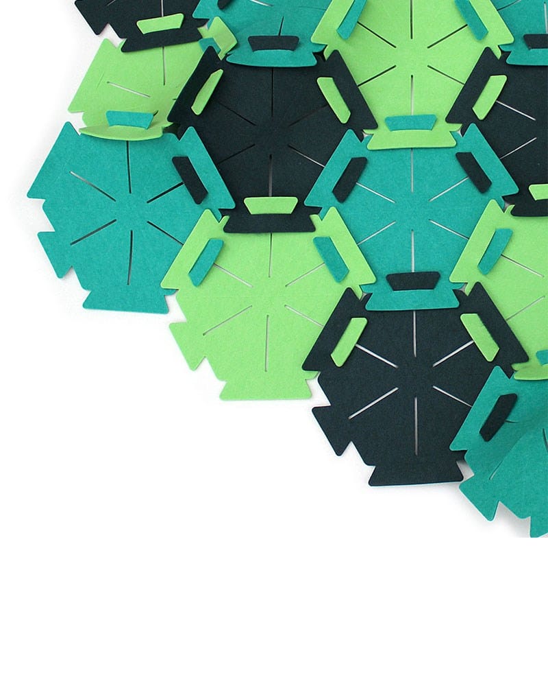 ПЭТ акустическая панель Slalom войлок ARCH-00016390 - Вид №5