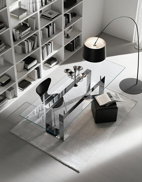 Tonelli Design Прямоугольный стеклянный стол Miles sun-id-1486624 - Вид №4