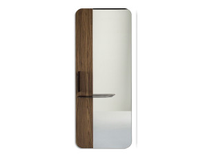 Прямоугольное зеркало с настенной полкой