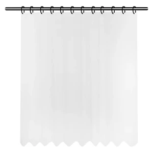 Штора для ванны Bath Plus Органза, 180x200 см, полиэстер, цвет белый 15499810 STLM-2119352