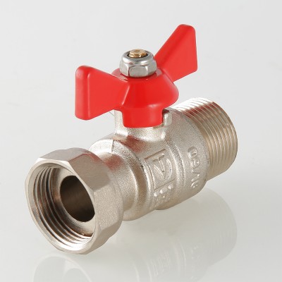 VT.260.N.0404 Кран шаровой с накидной гайкой и наружной резьбой Valtec 1/2"  - Вид №3