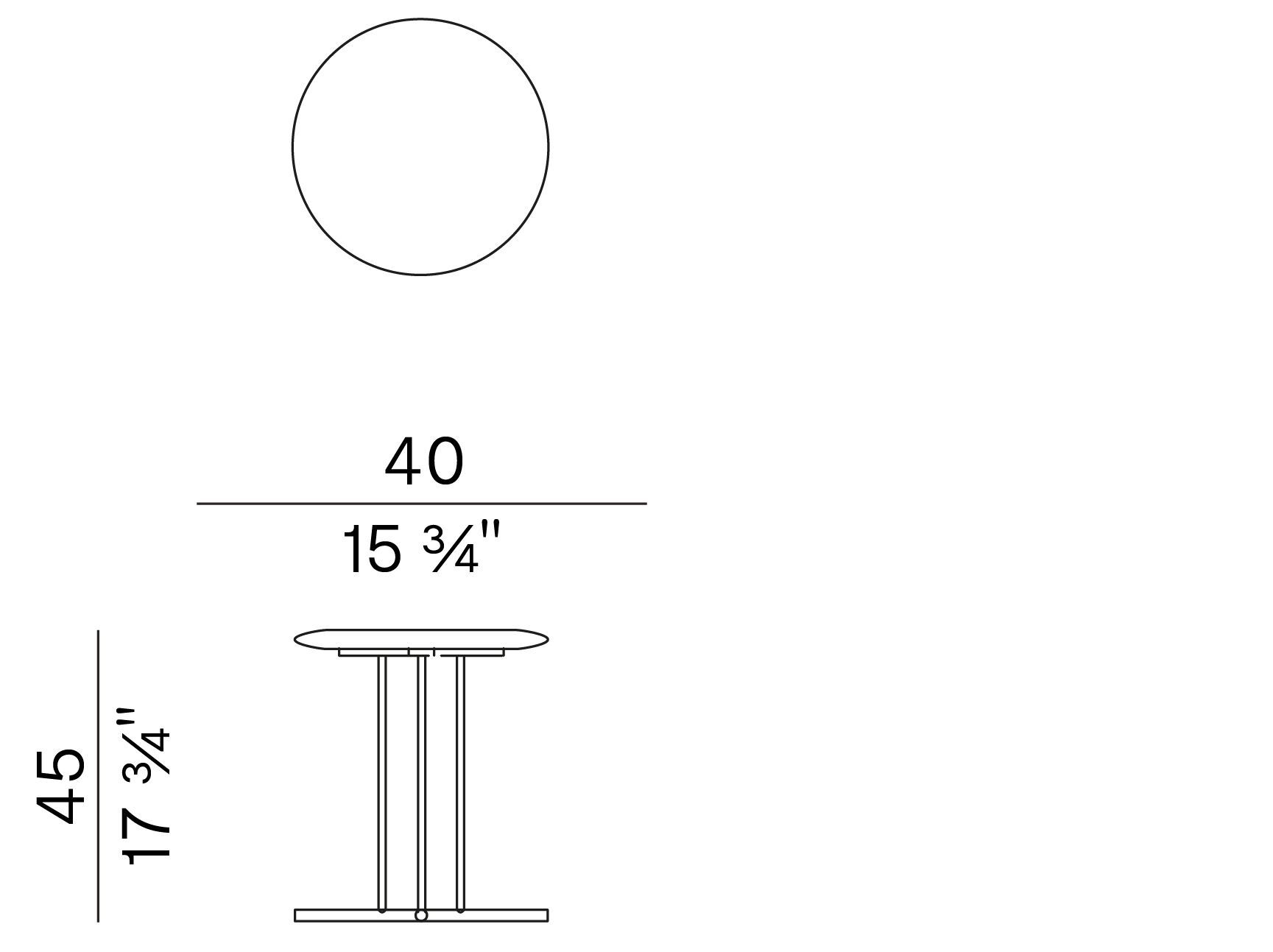 Мраморный и металлический круглый журнальный столик Potocco Graphic ARCH-00136703 - Вид №4