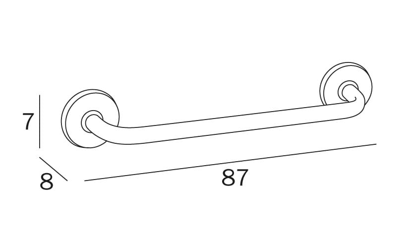 Металлический бар отель полотенце держатель INDA® HOTELLERIE ARCH-00099905 - Вид №5