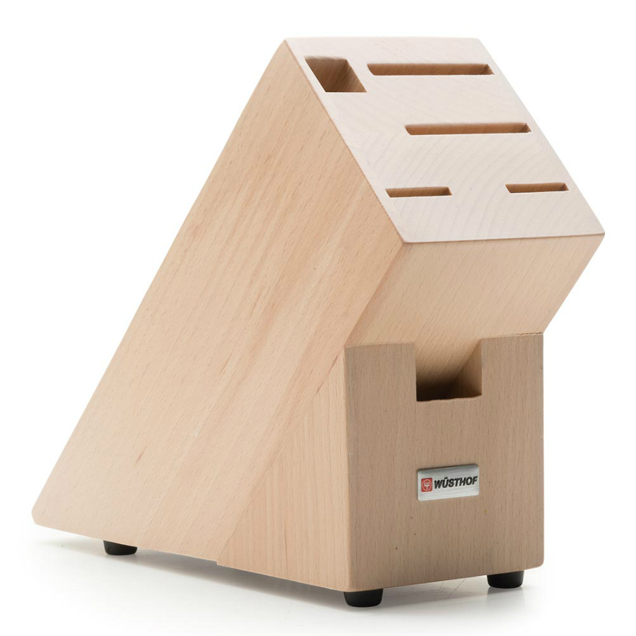 Набор кухонных ножей Gourmet: 4 шт., мусат, на светлой деревянной подставке WUESTHOF W9867 - Вид №8