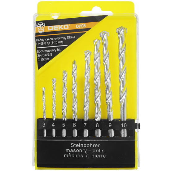 Набор сверл DEKO DH08 5305751 STDN-0019467 - Вид №2