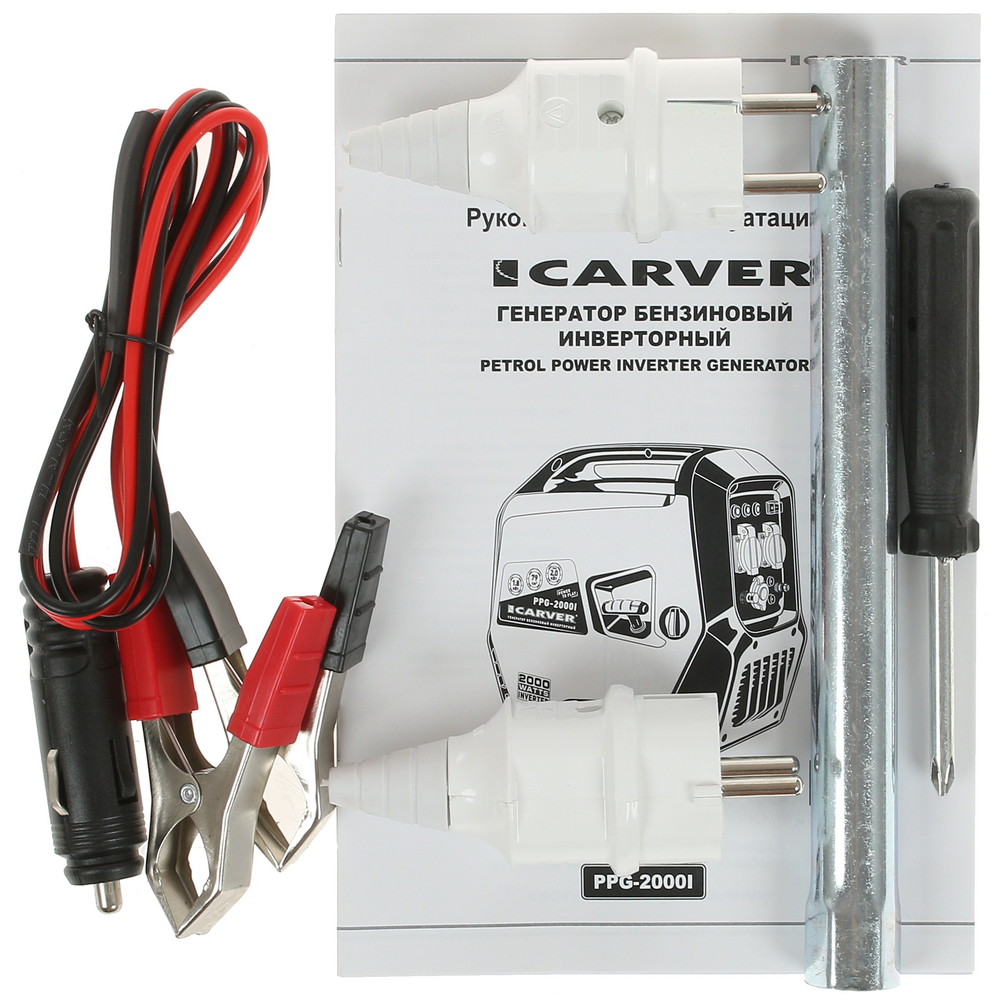 Электрогенератор   бензиновый Carver PPG-2000I 5321362 STDN-0045128 - Вид №7