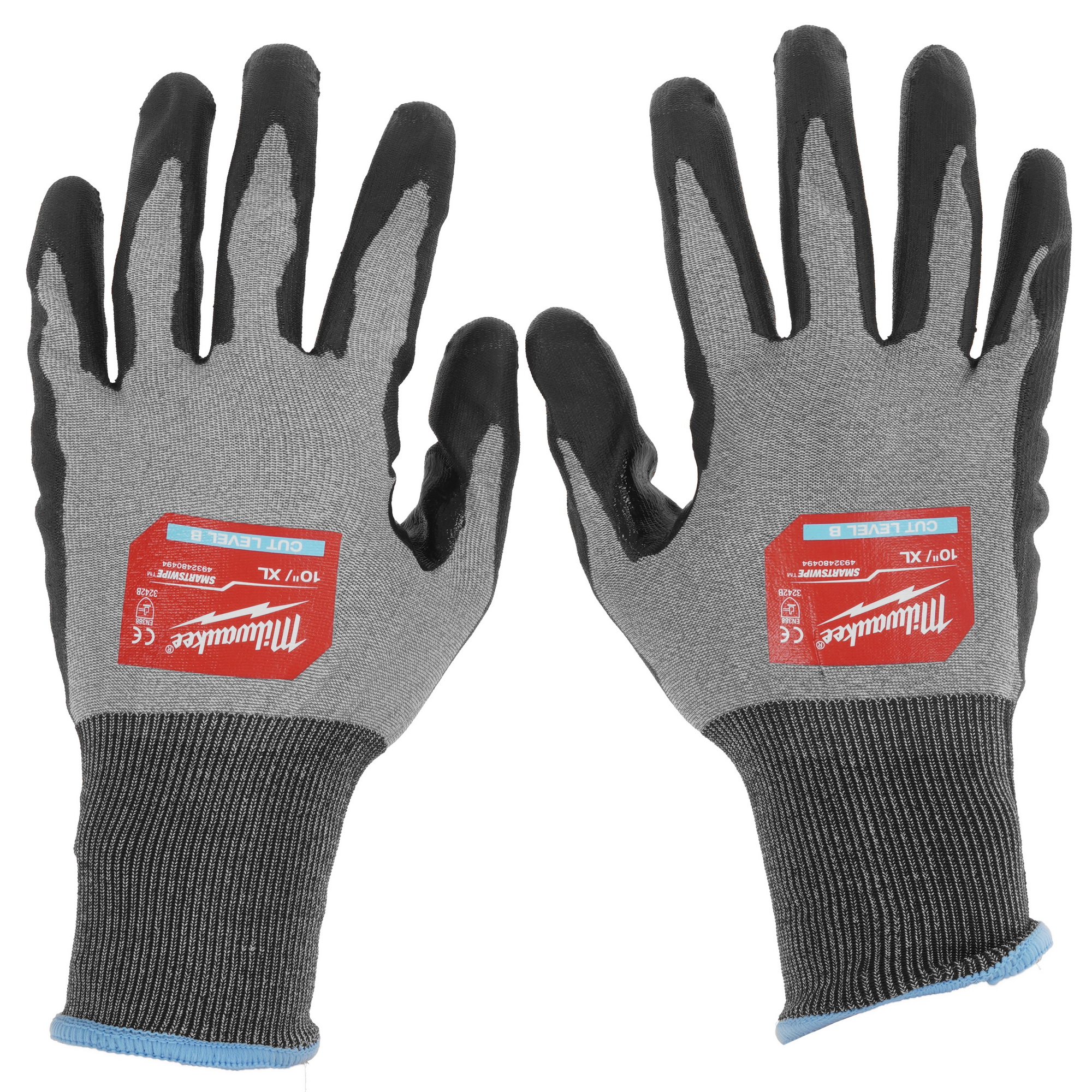 Перчатки трикотажные Milwaukee Hi-Dex 2/B 10/XL 5478037 STDN-0033118