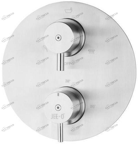JEE-O Термостатический смеситель для душа из нержавеющей стали с тарелкой Slimline 800-2300 / 800-2303