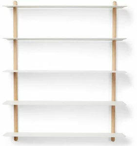 Gejst Открытый подвесной книжный шкаф из стали и дерева Nivo 20143