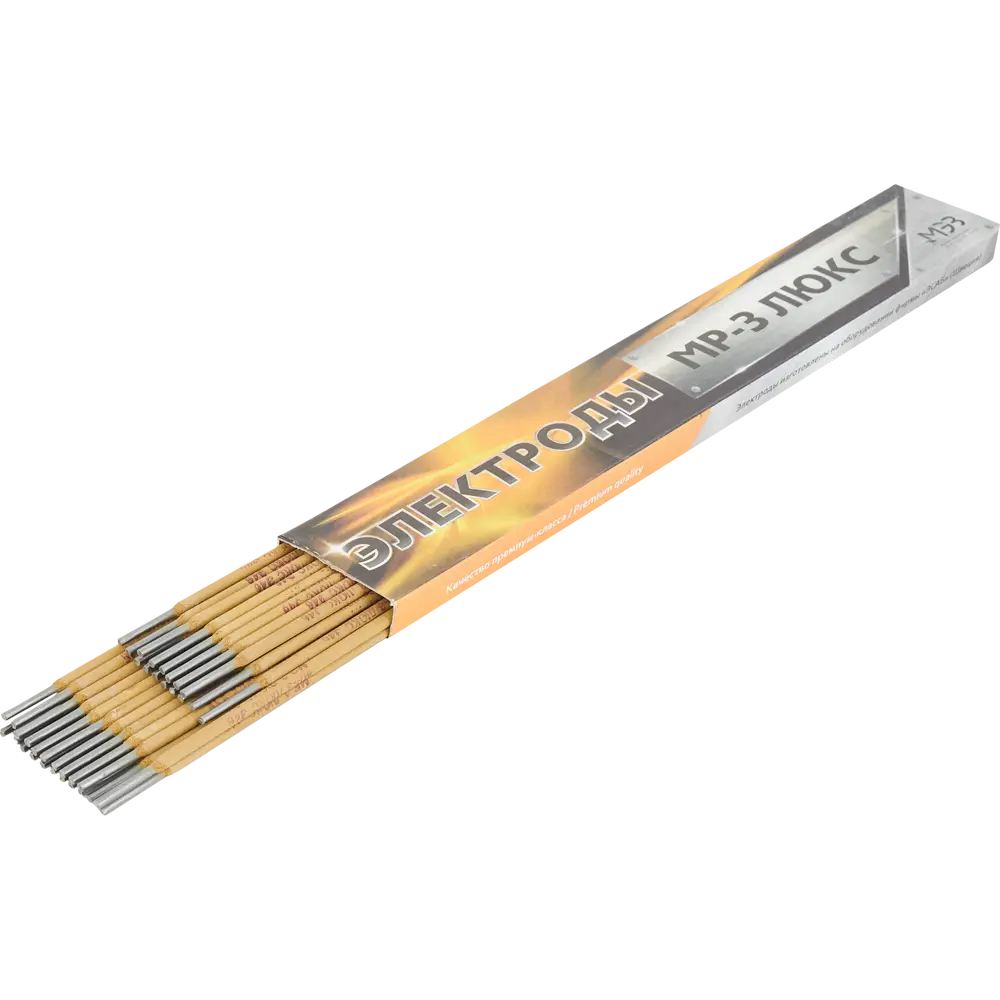 Электроды сварочные МЭЗ Люкс МР-3 4 мм для стальных конструкций 85857527 STLM-0848018 - Вид №1