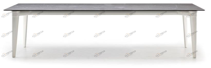 Minotti Прямоугольный садовый стол с керамической столешницей sun-id-1451244