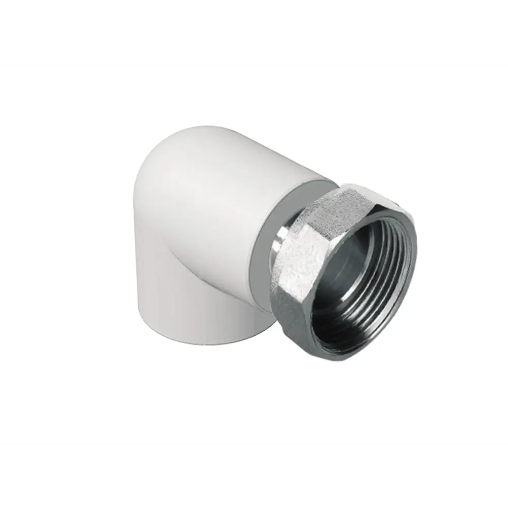 Угловой фитинг Политэк 90° с резьбой для полипропиленовых труб 89422880 STLM-1562973