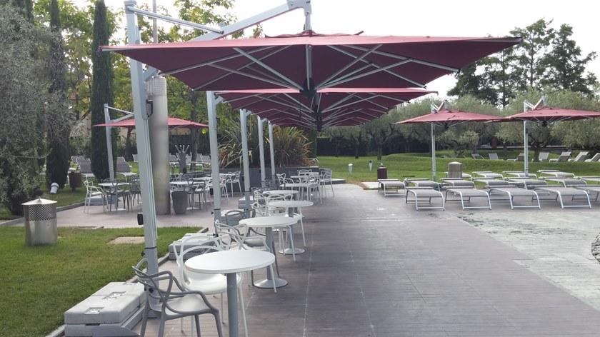 Scolaro Parasol Регулируемый квадратный зонт с боковой стойкой Galileo sun-id-1352146 - Вид №8