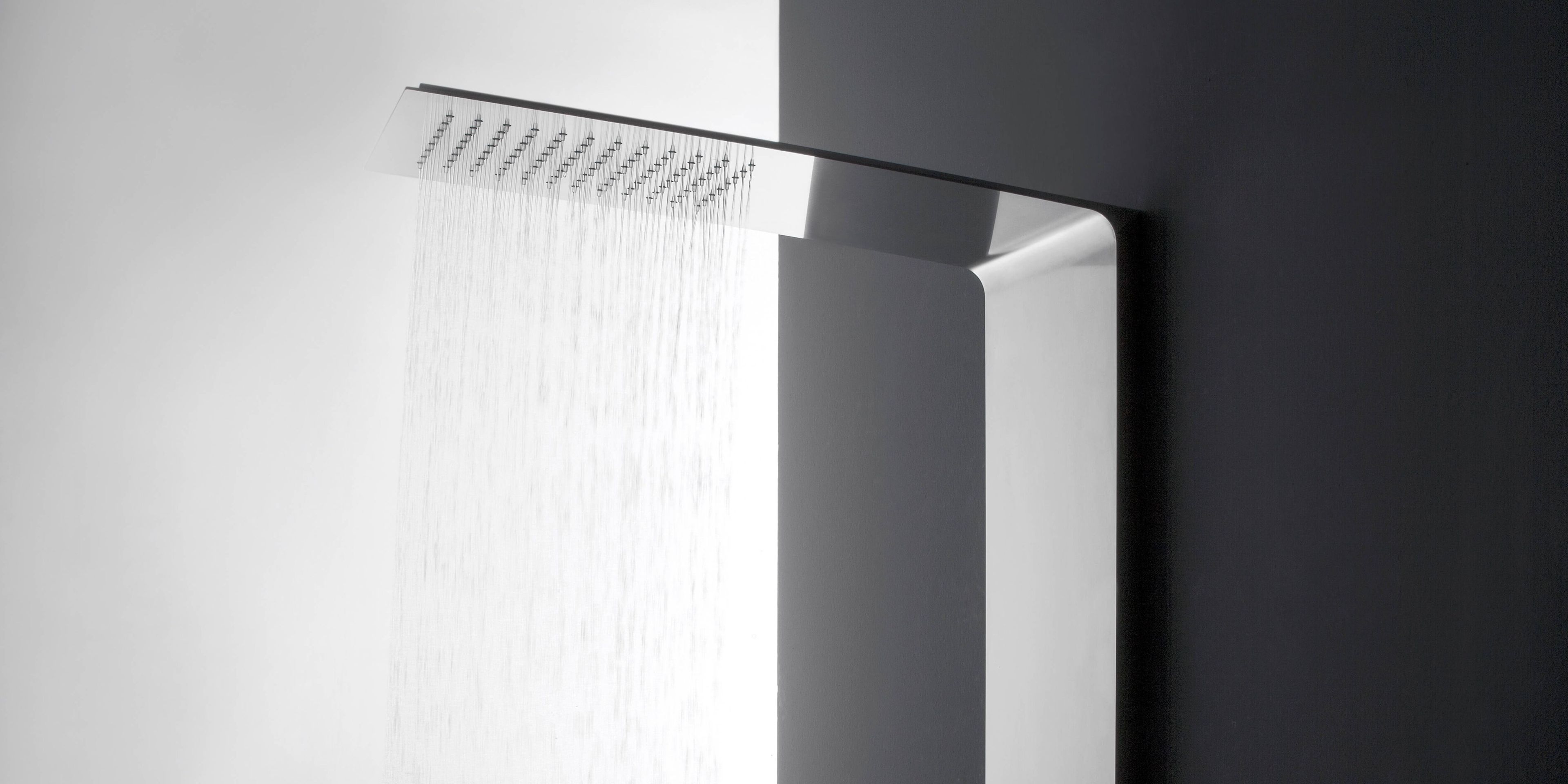 Настенная душевая колонка из нержавеющей стали с душем Antoniolupi VELA ARCH-00023105 - Вид №4