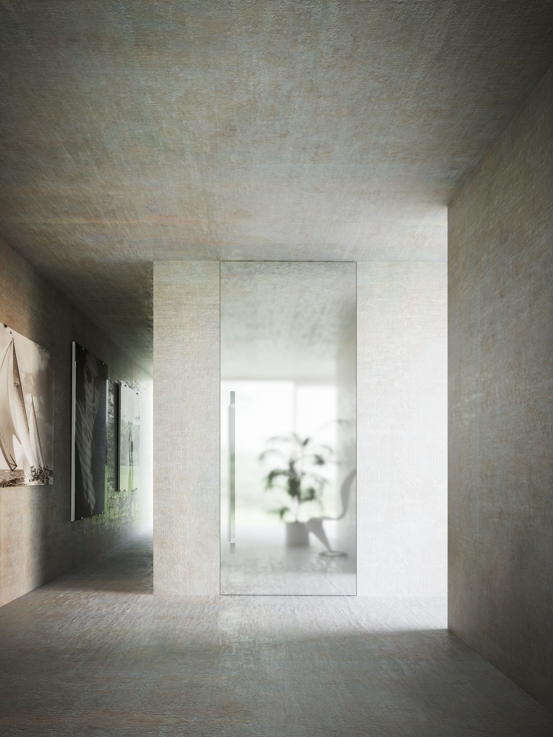 Стена заподлицо висит дверь Linvisibile Linvisibile Breeze ARCH-00024185 - Вид №6