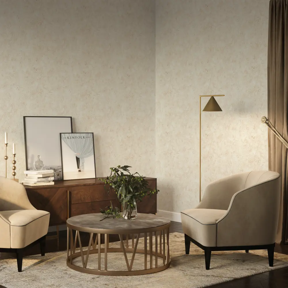 Обои флизелиновые Inspire Anton светло-бежевые 1.06 м Cream 5 82622830 STLM-2141936 - Вид №4
