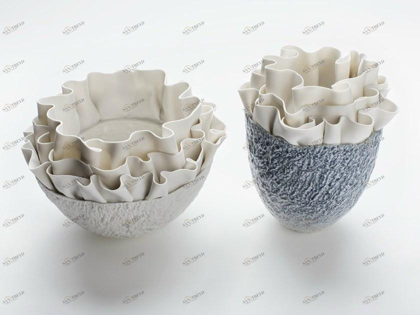 Fos Ceramiche Фарфоровая ваза Anthozoa sun-id-1421428
