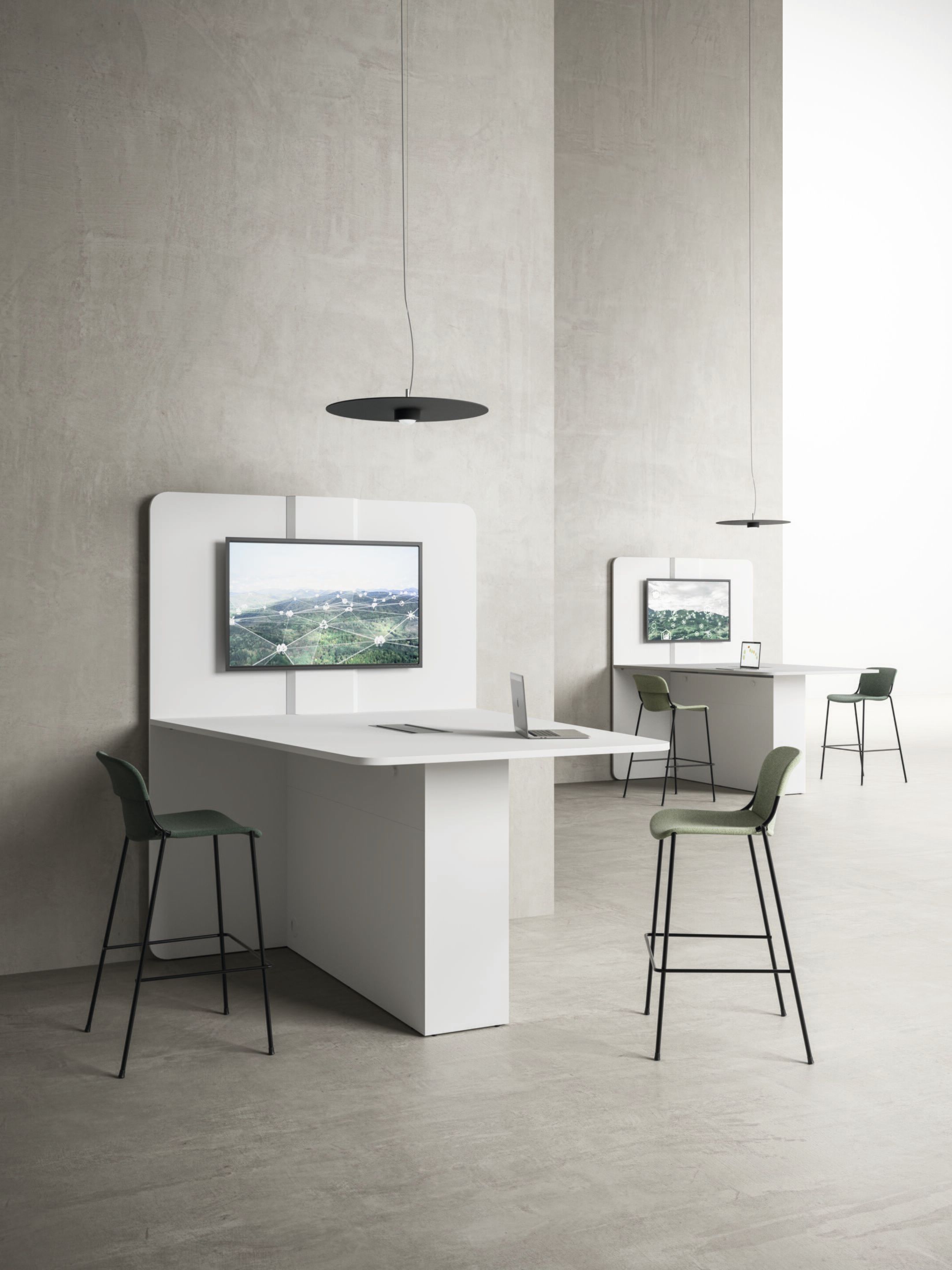 Стол / Стол для совещаний из меламина DVO E-MEDIA ARCH-00046888 - Вид №1