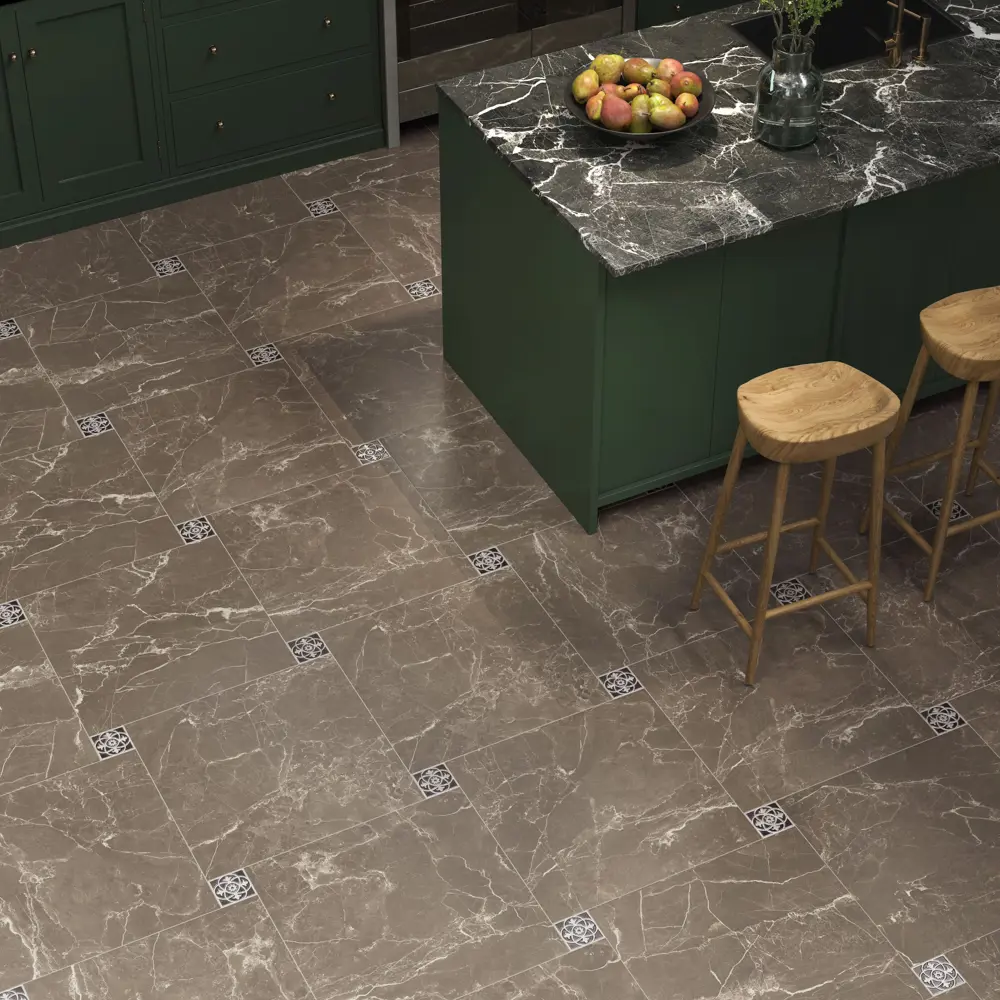 Глазурованный керамогранит Kerama Marazzi Лоди SG648720R 60x60 см 1.8 м² матовый цвет коричневый 89340439 STLM-2145375 - Вид №1